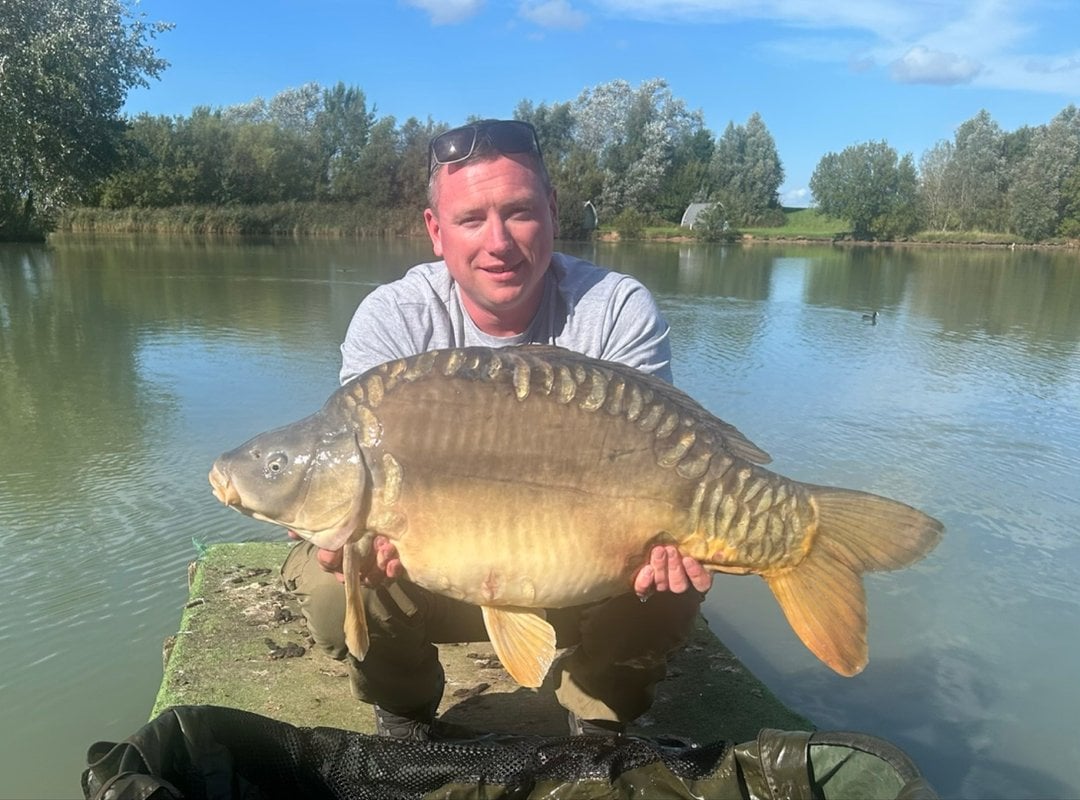 29lb Mirror Carp caught by Daniel Maher