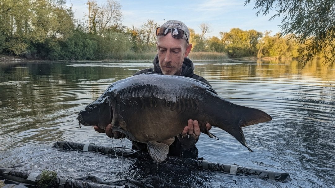 27lb 6oz Mirror Carp caught by Daniel Silvester