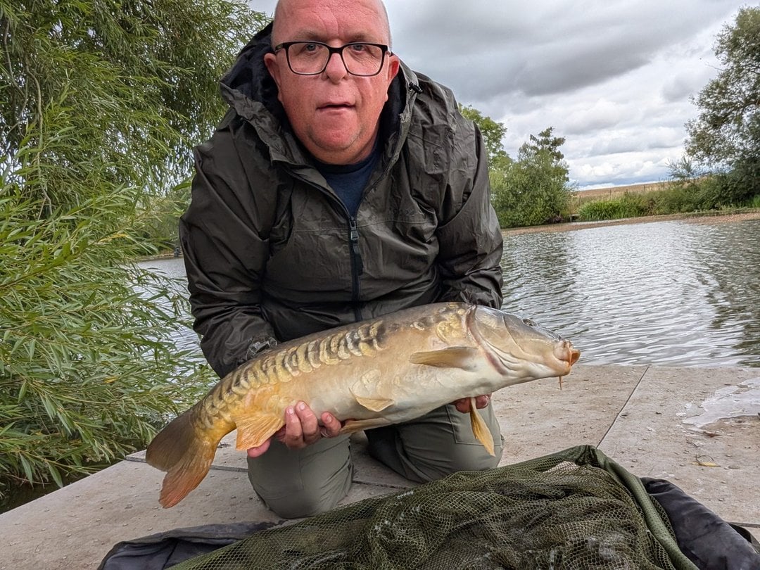 13lb 14oz Mirror Carp caught by Chris Rogers