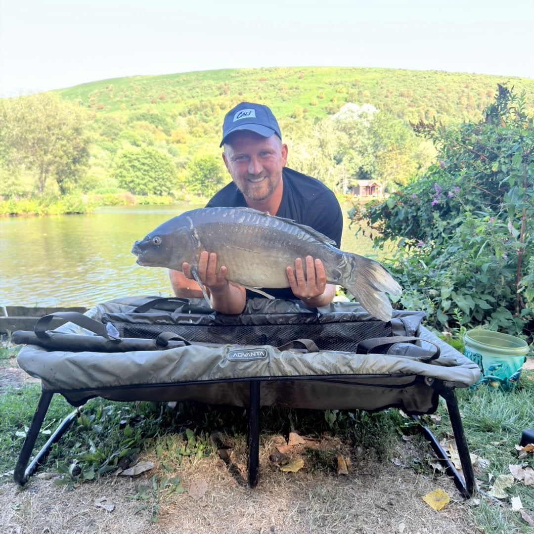 Leather Carp caught by Andrew Mazurczak